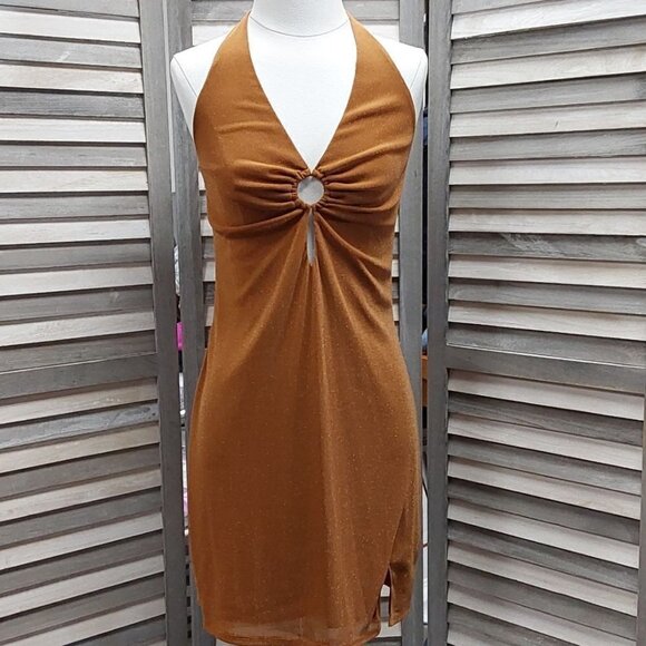 Women's Sleeveless Cut Out Lurex Dress | Wild Fable | Medium - Picture 1 of 13